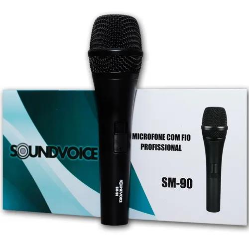 MICROFONE SOUNDVOICE SM90 COM CHAVE